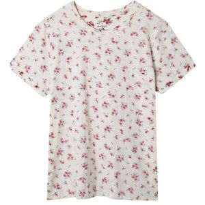 TORRID Relaxed Fit Heritage Slub Roll Sleeve Floral T-Shirt size 1X